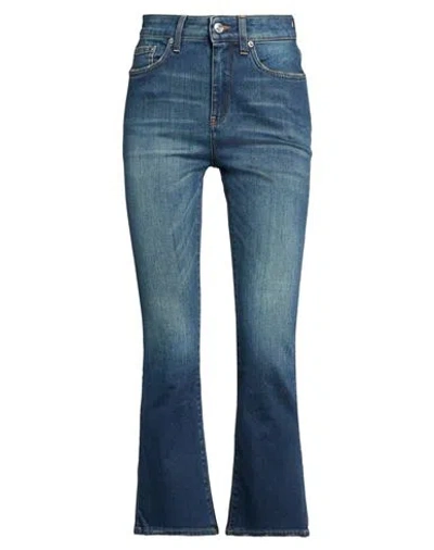 Department Five Department 5 Woman Jeans Blue Size 26 Cotton, Elastane