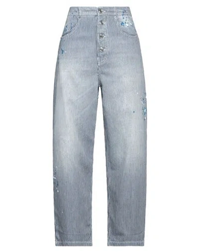 Department Five Department 5 Woman Denim Pants Blue Size 25 Cotton