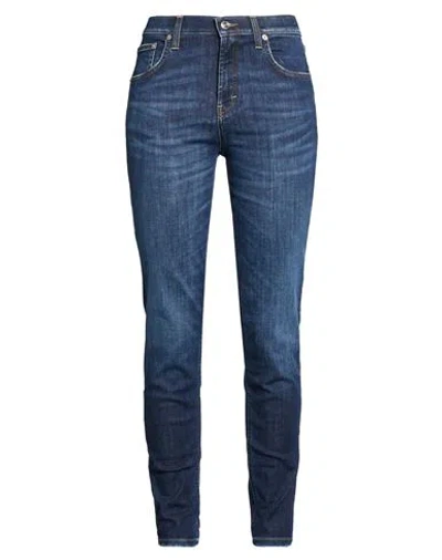 Department Five Department 5 Woman Jeans Blue Size 27 Cotton, Elastomultiester, Elastane