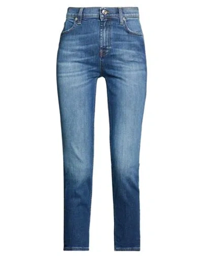 Department Five Department 5 Woman Jeans Blue Size 27 Cotton, Elastomultiester, Rubber