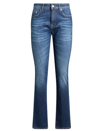 Department Five Department 5 Woman Jeans Blue Size 27 Cotton, Elastomultiester, Rubber