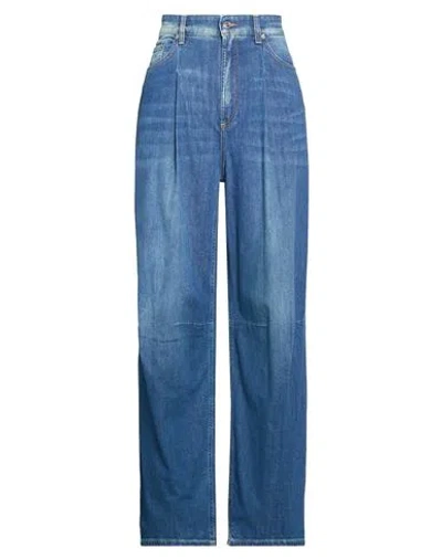 Department Five Department 5 Woman Jeans Blue Size 27 Cotton, Post-consumer Recycled Cotton