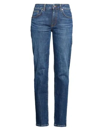 Department Five Department 5 Woman Jeans Blue Size 27 Cotton, Rubber