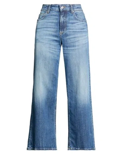 Department Five Department 5 Woman Jeans Blue Size 27 Cotton, Rubber