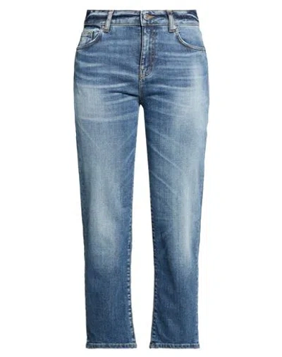 Department Five Department 5 Woman Jeans Blue Size 27 Cotton, Rubber