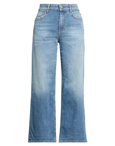 Department Five Department 5 Woman Jeans Blue Size 27 Cotton, Rubber