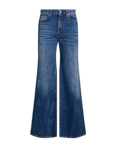 Department Five Department 5 Woman Jeans Blue Size 27 Cotton, Rubber