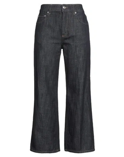 Department Five Department 5 Woman Jeans Blue Size 28 Cotton In Black