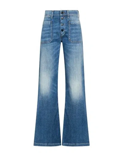 Department Five Department 5 Woman Jeans Blue Size 28 Cotton, Recycled Elastane
