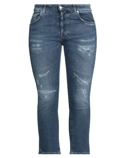 Department Five Department 5 Woman Jeans Blue Size 29 Cotton, Elastane