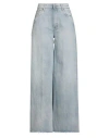 Department Five Department 5 Woman Jeans Blue Size 30 Cotton In Blue