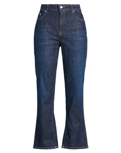 Department Five Department 5 Woman Jeans Blue Size 30 Cotton, Rubber