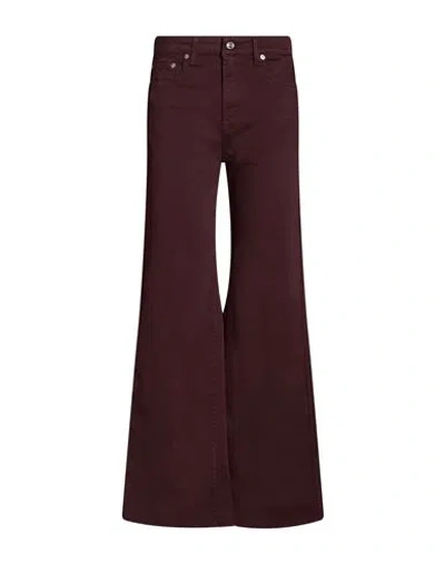 Department Five Department 5 Woman Jeans Burgundy Size 27 Cotton, Elastomultiester, Elastane