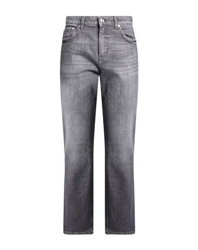 Department Five Department 5 Woman Jeans Charcoal Size 27 Cotton, Recycled Elastane In Grey