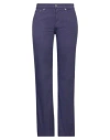 Department Five Department 5 Woman Jeans Dark Purple Size 30 Cotton, Elastane