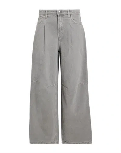Department Five Department 5 Woman Jeans Grey Size 28 Cotton In Gray
