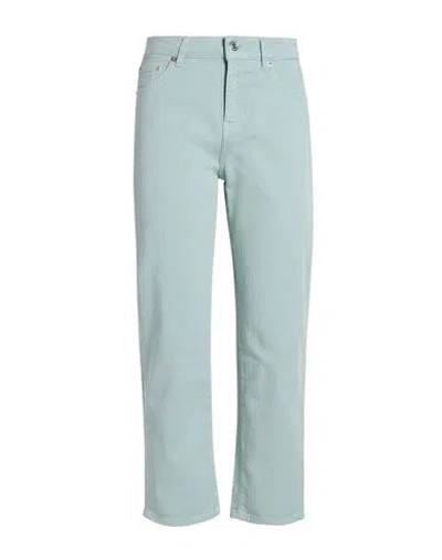 Department Five Department 5 Woman Jeans Light Green Size 25 Cotton, Elastane In Blue