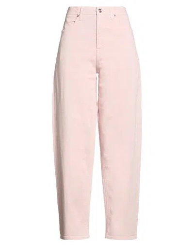 Department Five Department 5 Woman Jeans Light Pink Size 25 Cotton, Rubber