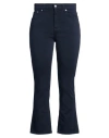 Department Five Department 5 Woman Jeans Midnight Blue Size 31 Cotton, Rubber In Black