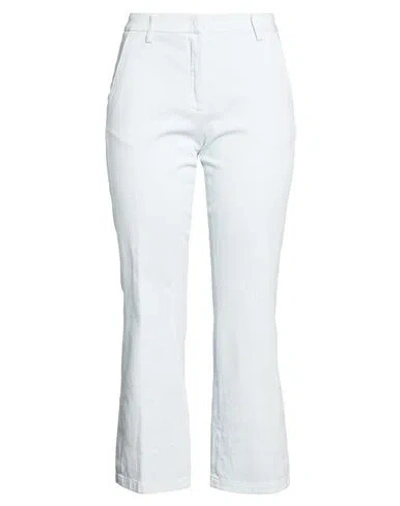 Department Five Department 5 Woman Jeans Sky Blue Size 24 Cotton, Elastane