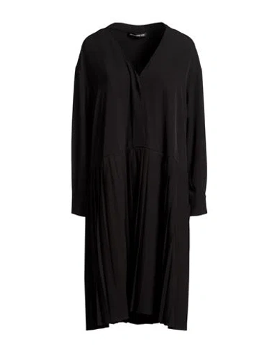 Department Five Department 5 Woman Midi Dress Black Size 6 Polyester, Elastane