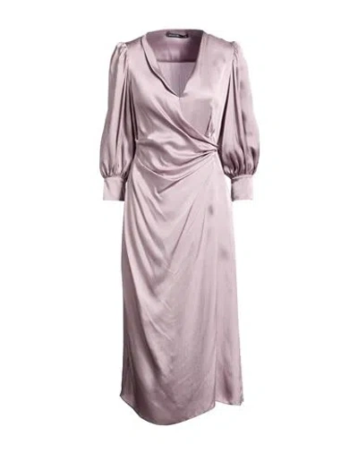 Department Five Department 5 Woman Midi Dress Lilac Size 6 Viscose In Purple
