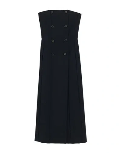 Department Five Department 5 Woman Midi Dress Midnight Blue Size 4 Polyester, Virgin Wool, Elastane