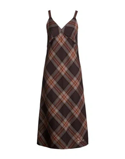 Department Five Department 5 Woman Midi Dress Taupe Size S Wool In Multi