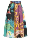 Department Five Department 5 Woman Midi Skirt Black Size 32 Polyester In Black