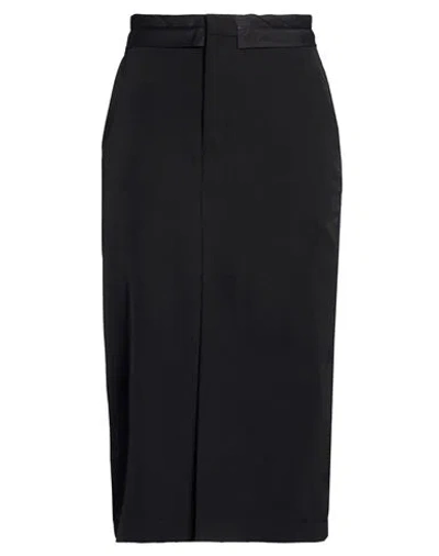 Department Five Department 5 Woman Midi Skirt Black Size 6 Polyester, Elastane