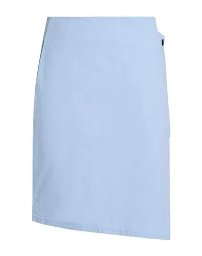 Department Five Department 5 Woman Midi Skirt Light Blue Size S Cotton, Elastane
