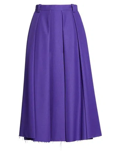 Department Five Department 5 Woman Midi Skirt Purple Size 6 Polyester
