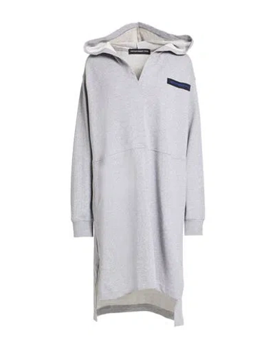 Department Five Department 5 Woman Mini Dress Grey Size S Cotton In Multi