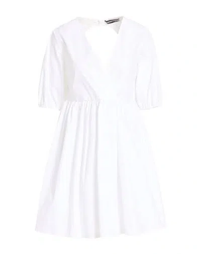 Department Five Department 5 Woman Mini Dress White Size 6 Cotton