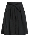 Department Five Department 5 Woman Mini Skirt Black Size 29 Cotton, Elastane