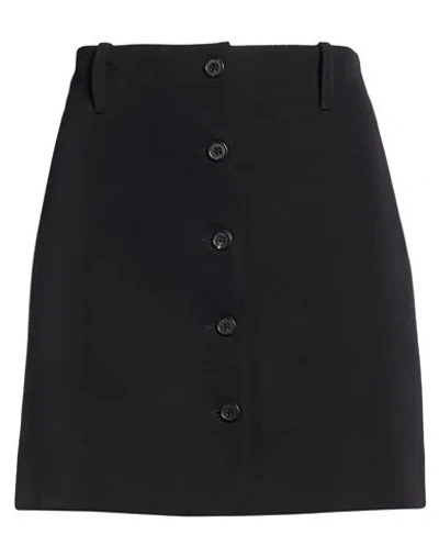 Department Five Department 5 Woman Mini Skirt Black Size 6 Polyester, Elastane