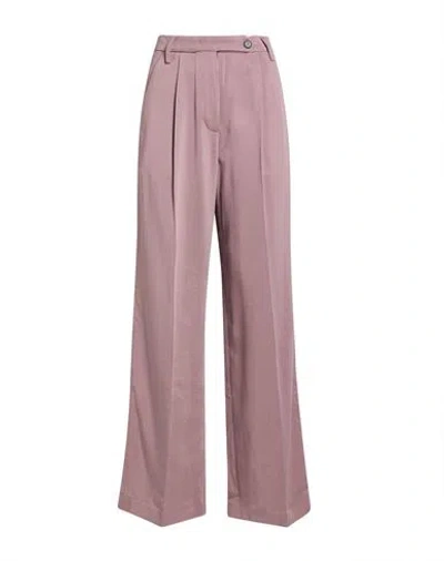Department Five Department 5 Woman Pants Antique Rose Size 6 Viscose In Pink