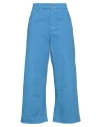 Department Five Department 5 Woman Pants Azure Size 28 Cotton, Elastane In Blue