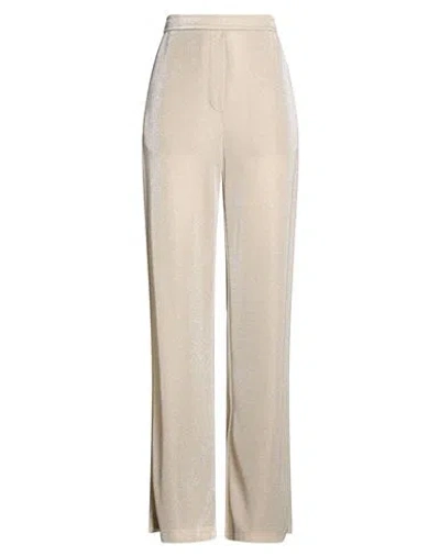 Department Five Department 5 Woman Pants Beige Size 6 Polyamide, Metallic Fiber In Neutral