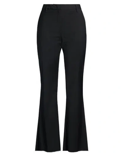 Department Five Department 5 Woman Pants Black Size 10 Polyester, Virgin Wool, Elastane