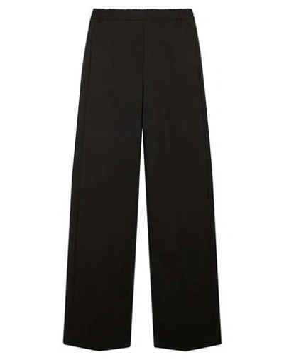 Department Five Department 5 Woman Pants Black Size 2 Polyester, Virgin Wool, Elastane In Blue
