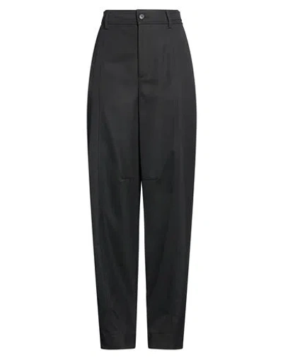 Department Five Department 5 Woman Pants Black Size 4 Polyester, Viscose In Multi