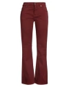 Department Five Department 5 Woman Pants Brick Size 29 Cotton, Elastane In Red