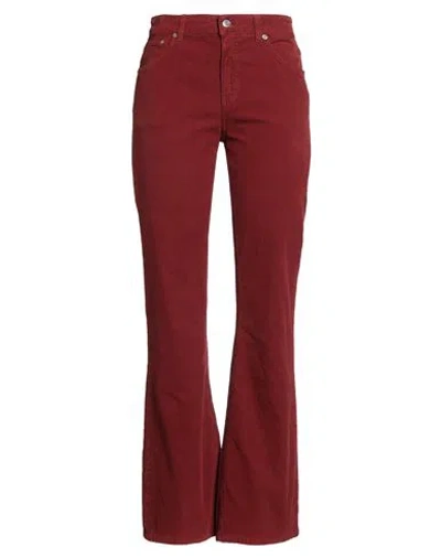 DEPARTMENT FIVE DEPARTMENT 5 WOMAN PANTS BRICK SIZE 30 COTTON, ELASTANE