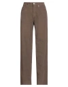 Department Five Department 5 Woman Pants Brown Size 27 Cotton, Elastane In Brown