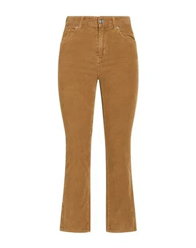Department Five Department 5 Woman Pants Camel Size 24 Cotton, Elastane In Beige
