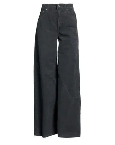 Department Five Department 5 Woman Pants Charcoal Size 25 Cotton, Elastane
