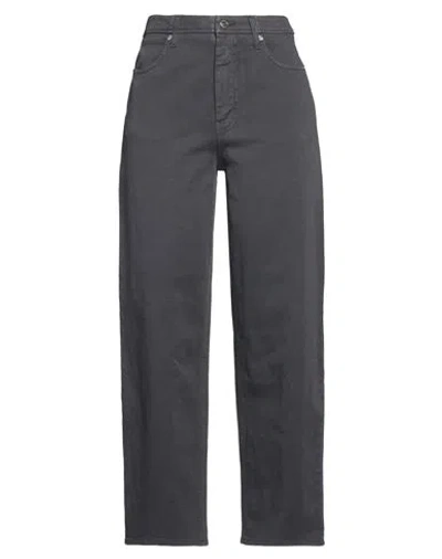 Department Five Department 5 Woman Pants Charcoal Size 27 Cotton, Elastane In Gray
