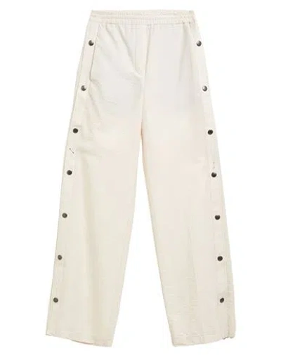 Department Five Department 5 Woman Pants Cream Size 2 Lyocell, Polyamide In Neutral