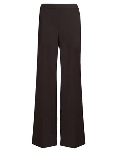 Department Five Department 5 Woman Pants Dark Brown Size 6 Polyester, Virgin Wool, Elastane
